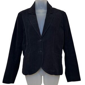 Vintage Ralph Lauren Polo Jeans Brushed Cotton Blazer Black Size M
